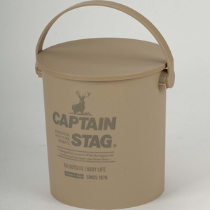 キャプテンスタッグ(CAPTAIN STAG) CS 座れるバケツ15L ベージュ UM-1617