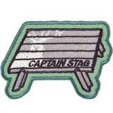 キャプテンスタッグ(CAPTAIN STAG) CS デザインワッペン アルミRテーブル UM-1632 ステッカー