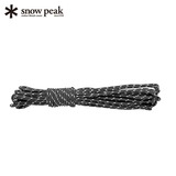 スノーピーク(snow peak) ブラックロープPro.3mm 10mカット AP-040 ロープ(張り縄)