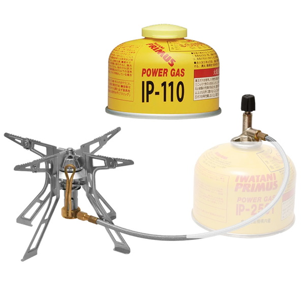 PRIMUS(プリムス) ウルトラ･スパイダーストーブ3+小型ガスカートリッジ110g【お得な2点セット】 P156S+IP-110 ガス式