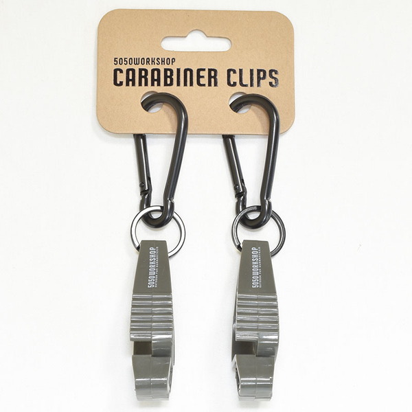 50/50 WORKSHOP(5050 ワークショップ) CARABINER CLIP TR025-5WS-4282 キーホルダー