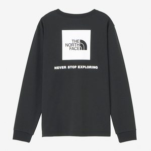 THE NORTH FACE(ザ・ノース・フェイス) ロングスリーブバックスクエアロゴティー ウィメンズ M ブラック(K) NTW32442 THE NORTH FACE(ザ・ノース・フェイス) ロングスリーブバックスクエアロゴティー ウィメンズ M ブラック(K) NTW32442