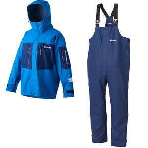 【送料無料】リバレイ RBB ＲＢＢ オフショアレインスーツ Ｌ ターコイズ 7707