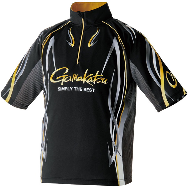 がまかつ(Gamakatsu) GM3735 2WAYプリントジップシャツ (半袖) 53735 フィッシングシャツ