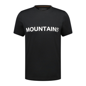 MAMMUT(マムート) QD ロゴ プリント Tシャツ アジアンフィット(メンズ) L BLACK PRT5 1017-02012 MAMMUT(マムート) QD ロゴ プリント Tシャツ アジアンフィット(メンズ) L BLACK PRT5 1017-02012