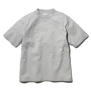 スノーピーク(snow peak) リサイクル コットン ヘビー モックネック Tシャツ XL ミディアムグレー TS-22SU402R05MG スノーピーク(snow peak) リサイクル コットン ヘビー モックネック Tシャツ XL ミディアムグレー TS-22SU402R05MG