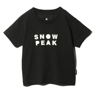 スノーピーク(snow peak) 【24春夏】Kid’s SNOWPEAKER T-Shirt CAMPER キッズ TS-24SK00202BK