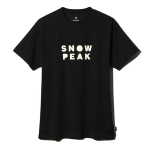 スノーピーク(snow peak) 【24春夏】スノーピーカー Tシャツ キャンパー TS-24SU00303BK