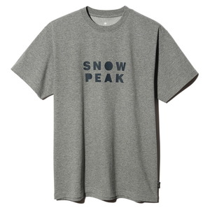 スノーピーク(snow peak) スノーピーカー Tシャツ キャンパー M ミディアムグレー TS-24SU00303MG スノーピーク(snow peak) スノーピーカー Tシャツ キャンパー M ミディアムグレー TS-24SU00303MG