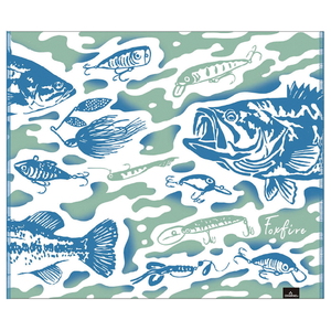 Foxfire(フォックスファイヤー) ブラックバスハンカチ ONE SIZE 063(アクア) 5320466 Foxfire(フォックスファイヤー) ブラックバスハンカチ ONE SIZE 063(アクア) 5320466