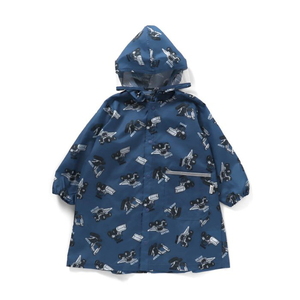 Ampersand(アンパサンド) Kid's 総柄 ランドコート(はたらくくるま柄) キッズ L163014 レインポンチョ(キッズ/ベビー)