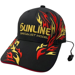 サンライン(SUNLINE) ファイヤーキャップ フリー ブラック×レッド CP-3404 サンライン(SUNLINE) ファイヤーキャップ フリー ブラック×レッド CP-3404