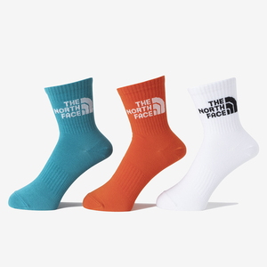 THE NORTH FACE(ザ・ノース・フェイス) TNF ジャカード ロゴ 3P クルー L マルチカラーホワイト NN82411 THE NORTH FACE(ザ・ノース・フェイス) TNF ジャカード ロゴ 3P クルー L マルチカラーホワイト NN82411