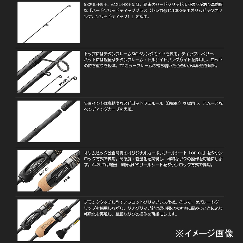 オリムピック(OLYMPIC) スーパーコルト GCORSS-582UL-HS+(スピニング