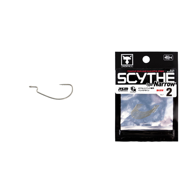 ジャッカル(JACKALL) SCYTHE Type Narrow(サイスタイプナロー)   ワームフック(オフセット)