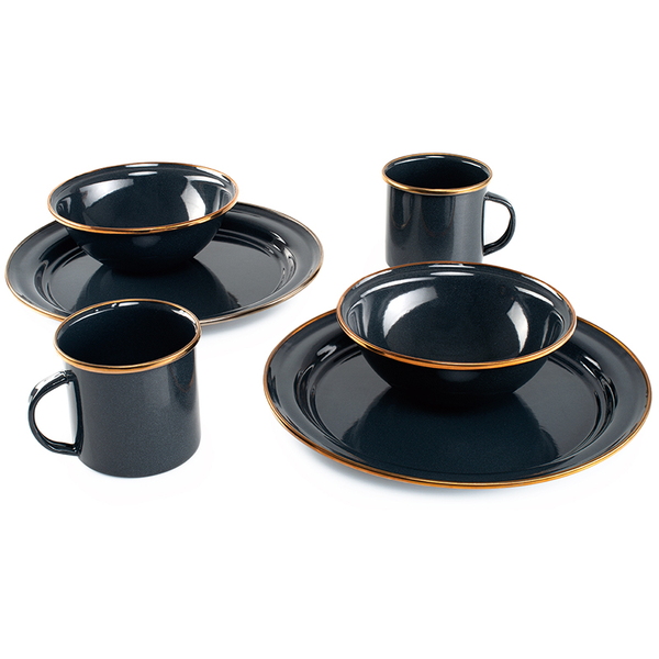 GSI outdoors(ジーエスアイ) メサ 2P テーブル ウェア セット 11876510702000 ホーロー製お皿