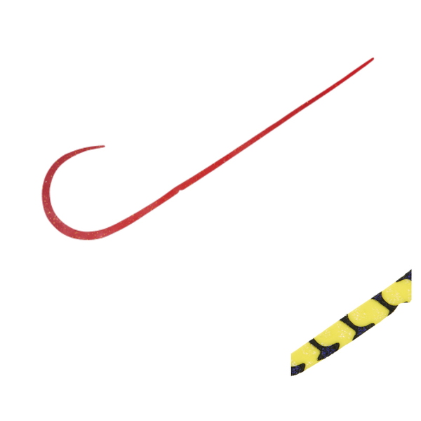 メジャークラフト 鯛乃実 レッドバック カスタムネクタイ ストレート&カーリータイプ TMN-C&S タイラバネクタイ･トレーラー