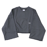Lee(リー) 【24春夏】Women’s CROPPED SWEAT ウィメンズ LT7179-176 Tシャツ･カットソー長袖(レディース)