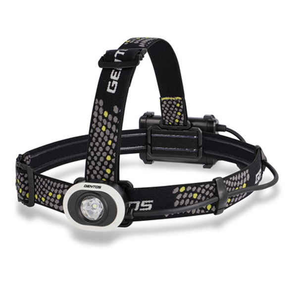GENTOS(ジェントス) ヘッドライト GDシリーズ 最大350ルーメン 充電式/単三電池兼用 GD-101H ヘッドランプ
