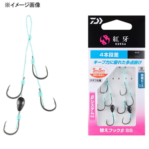 ダイワ(Daiwa) 紅牙替えフックβ SS 4本段差 SS 07313802 ダイワ(Daiwa) 紅牙替えフックβ SS 4本段差 SS 07313802