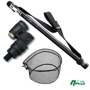 ナチュラム CATCHBAR 改 500+タモジョイント+アルミフレームラバーコーティングネット付  