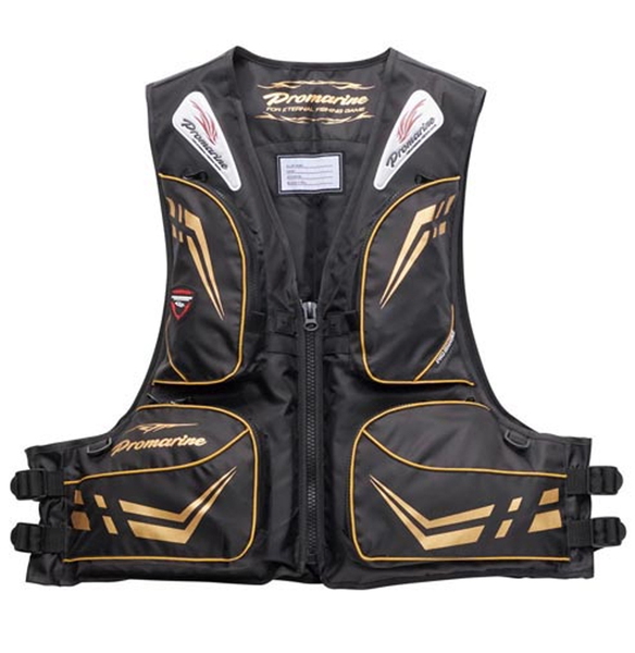 プロマリン(PRO MARINE) フローティングベスト大人用FX WFA014-BKGD 浮力材タイプ