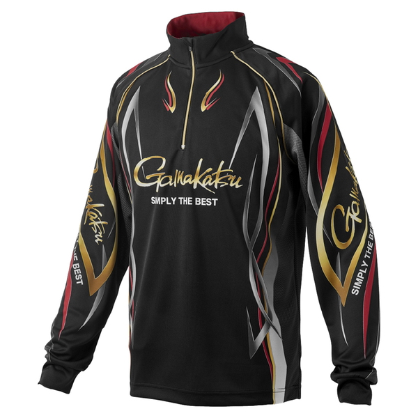 がまかつ(Gamakatsu) GM3734 2WAYプリントジップシャツ (長袖)   フィッシングシャツ