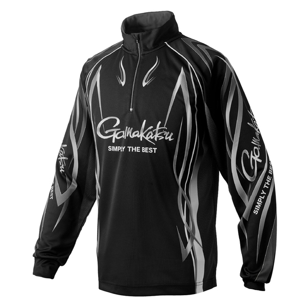 がまかつ(Gamakatsu) GM3734 2WAYプリントジップシャツ (長袖)   フィッシングシャツ