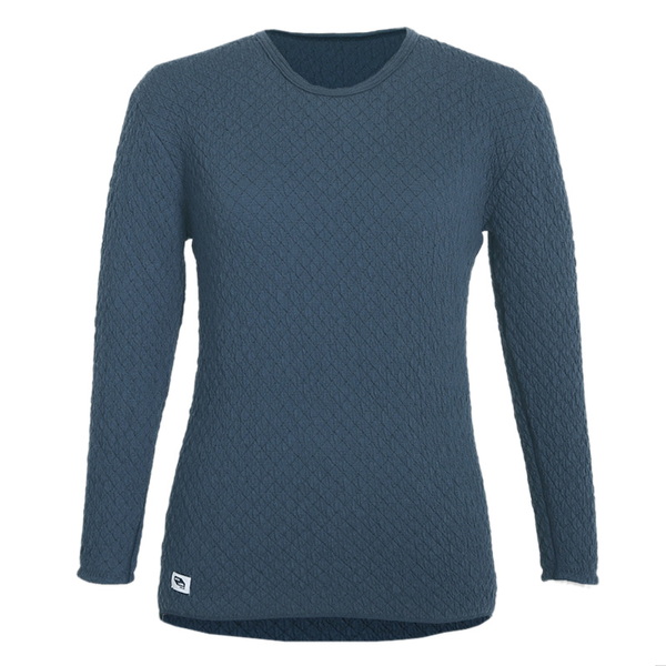 健繊 ヒダマリ チョモランマ 婦人長袖丸首インナー QMS821 アンダーシャツ