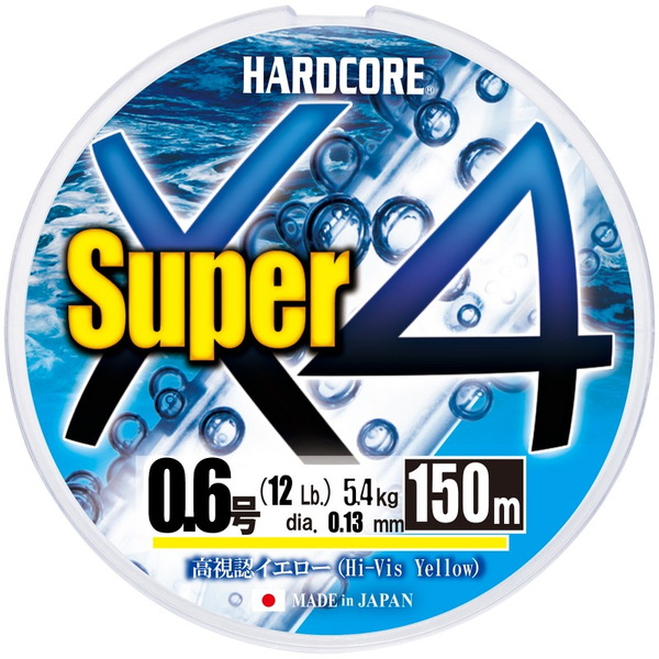 デュエル(DUEL) ハードコア スーパー X4 150m H4485-Y オールラウンドPEライン