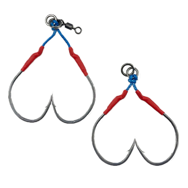 crazy-ocean(クレイジーオーシャン) スタンダードツインアシスト コンビネーションセット STA-04 ジグ用アシストフック