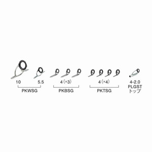 富士工業(FUJI KOGYO) PKWSG10101 ステンレス SiC ベイトフィネスガイドセット  
