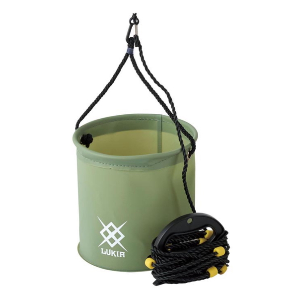 LUKIA(ルキア) ルキア EVA反転バケツ･丸(ロープ付) LEV200-21KH バッカン･バケツ･エサ箱