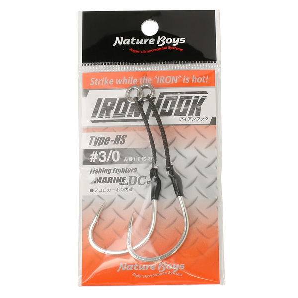 Nature Boys(ネイチャーボーイズ) アイアンフック 太軸 Type-HS   ジグ用アシストフック