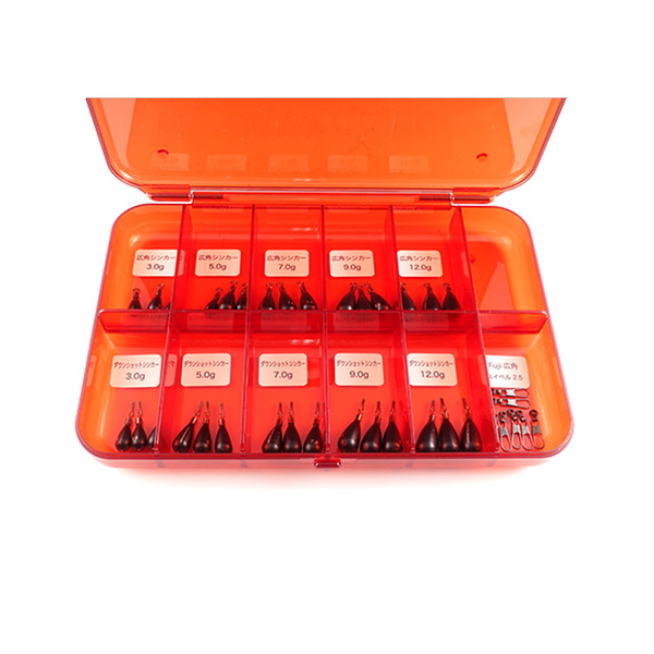 黒鯛工房 カセ筏師 イカダシンカー トライアルコンボ   ガン玉･割ビシ･オモリ