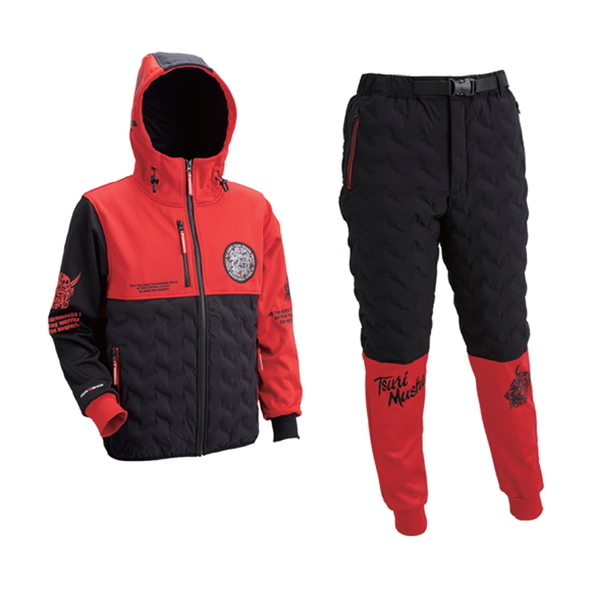 釣武者 グレートマスターフュージョンシェル A01706 フィッシングウェア(上下)