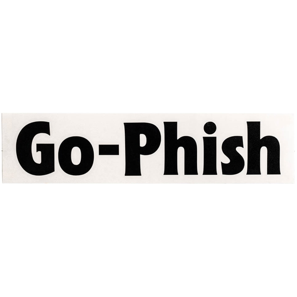 Go-Phish(ゴーフィッシュ) 28cmロゴカッティングステッカー   ステッカー