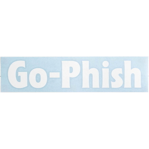 Go-Phish(ゴーフィッシュ) 28cmロゴカッティングステッカー  