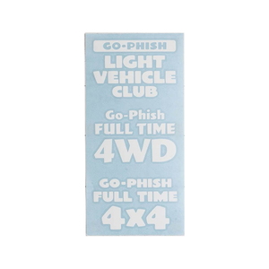 Go-Phish(ゴーフィッシュ) 4WDステッカー  