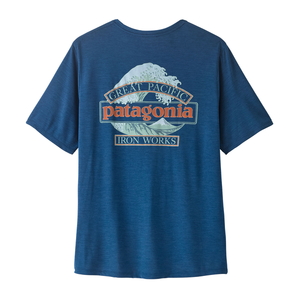 パタゴニア（patagonia） メンズ キャプリーン クール デイリー シャツ(グレート ウェーブス) 45456 半袖Tシャツ(メンズ)