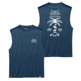 ROARK(ロアーク) AUGS DriRelease CUTOFF TEE RTJDR1223-LGB 半袖Tシャツ(メンズ)
