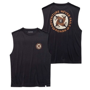 ROARK（ロアーク） NEVER FAILS DriRelease CUTOFF TEE RTJDR1224-BLK