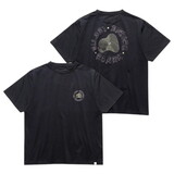 ROARK(ロアーク) WILD BY NATURE FINE TECH DRY TEE RTJF1222-BLK 半袖Tシャツ(メンズ)