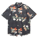 ROARK(ロアーク) PALAWAN FLORAL JOURNEY S/S RWJ1206-BLK 半袖シャツ(メンズ)
