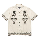ROARK(ロアーク) AUGS PALM GONZO S/S RWJ1221-UBL 半袖シャツ(メンズ)