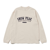 スノーピーク(snow peak) Varsity Logo L/S T-Shirt TS-26SU00203002 長袖Tシャツ(メンズ)