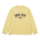 スノーピーク(snow peak) Varsity Logo L/S T-Shirt TS-26SU00203052 長袖Tシャツ(メンズ)