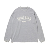 スノーピーク(snow peak) Varsity Logo L/S T-Shirt TS-26SU00204512 長袖Tシャツ(メンズ)
