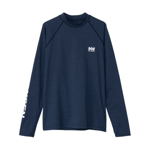 HELLY HANSEN(ヘリーハンセン) ロングスリーブレターラッシュガード ユニセックス HE82637 ラッシュガード 長袖(レディース)