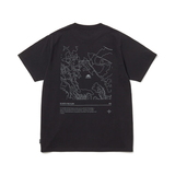 スノーピーク(snow peak) HQ Topographic Map T-Shirt TS-26SU00303019 半袖Tシャツ(メンズ)